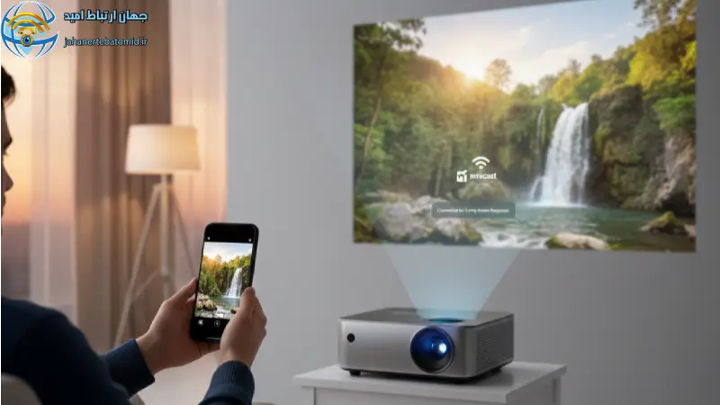 نحوه اتصال آیفون به ویدئو پروژکتور با استفاده از AirPlay
